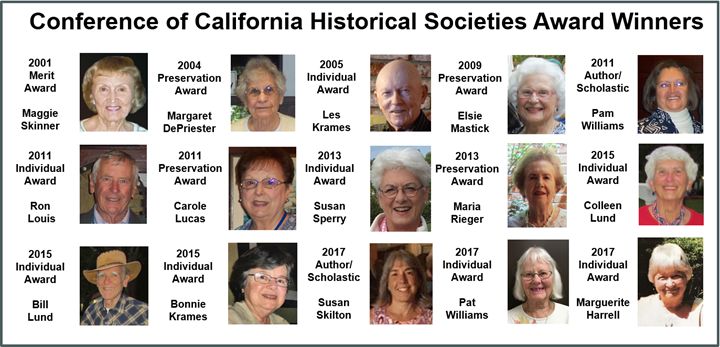 Conference of California Historical Societies Award Winners