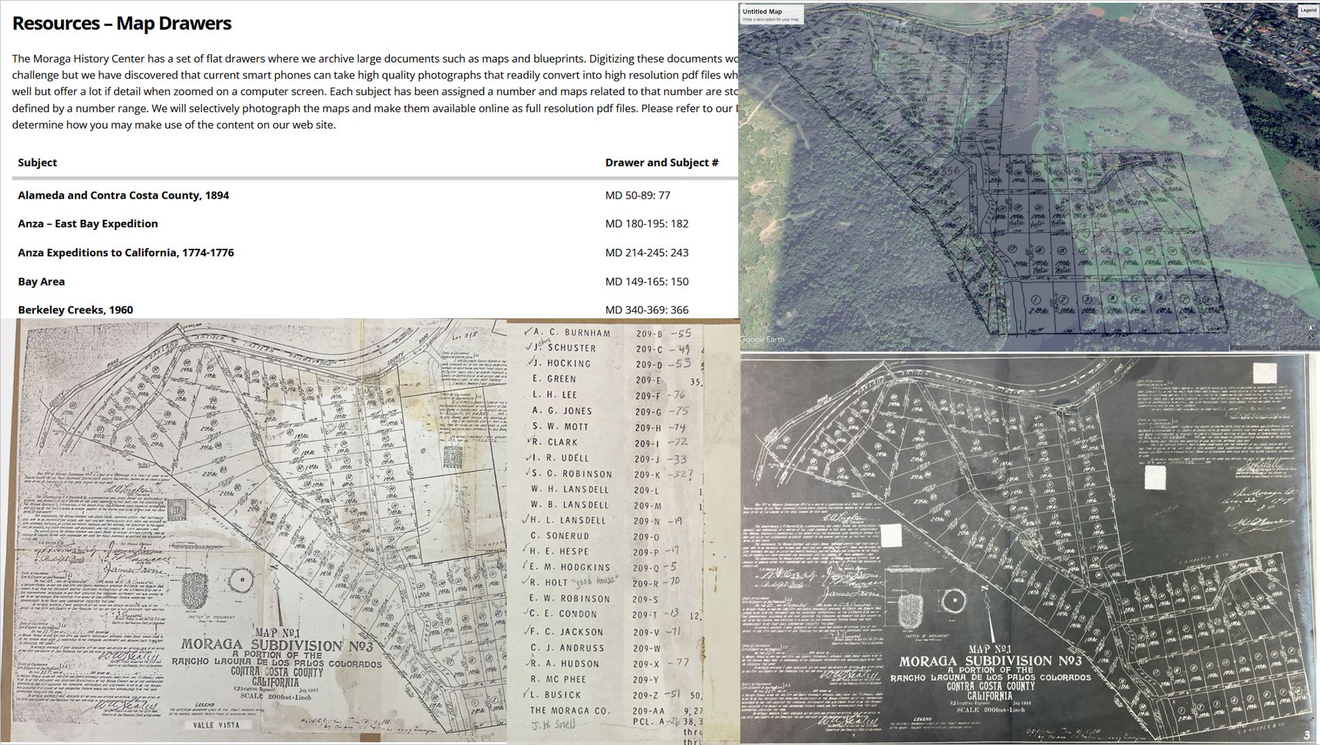 Map Drawer Collection Index